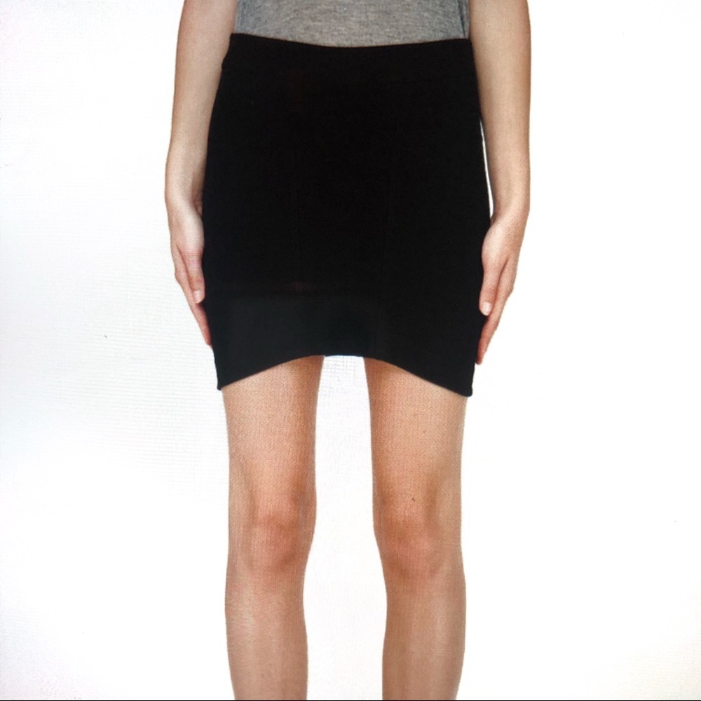 Helmut Lang Cocoon Seam Mini Skirt Size M